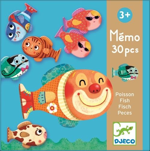 DJECO Memo Rybki - 15 par na Arena.pl