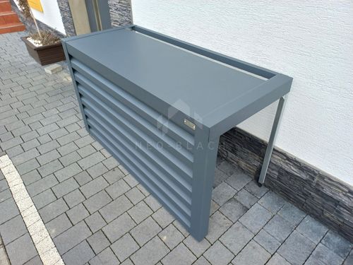 Osłona klimatyzatora pompy ciepła 110x40x90 cm zabudowany front NB242 na Arena.pl