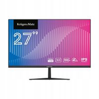 2 x Monitor LED bezramkowy Kruger&Matz 27" FullHD 100Hz IPS HDMI VGA głośni