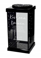 ZNICZ KAPLICZKA GRAWER personalizowany twój napis DLA BABCI