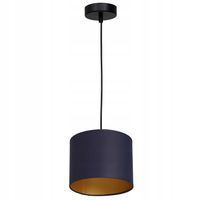 LAMPA WISZĄCA LUMINEX ARDEN 3566 CZARNY /NIEBIESKI