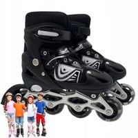 ROLKI DLA DZIECI REGULOWANE WROTKI DZIECIĘCE KÓŁKO LED REKREACYJNE