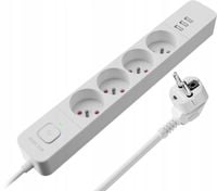 Listwa zasilająca Defender SFS 133 1,5 m, 4 gniazda, 3x USB biała