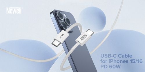 Kabel Newell USB-C - USB-C 60 W- 2 m, biały na Arena.pl