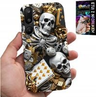 ETUI DO SAMSUNG GALAXY M16 5G - KRÓL POKER KOŚCI AS WZORY DLA MĘŻCZYZN