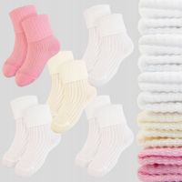 5-pak bawełniane skarpetki bezuciskowe 3-6m r. 62