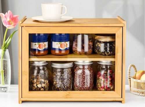 Chlebak Bambusowy Drewniany Pojemnik Na Chleb Bułki Pieczywo Duży z na Arena.pl