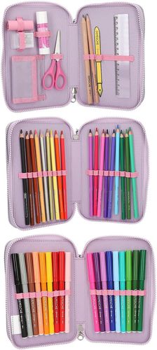 Top Model 13417 Piórnik Ylvi  3 komorowy  haftowane skrzydełka na Arena.pl