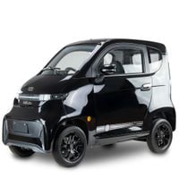 Skuter elektryczny zabudowany z dachem MICRO CAR SIGMA 4 GEL czarny-ciemne