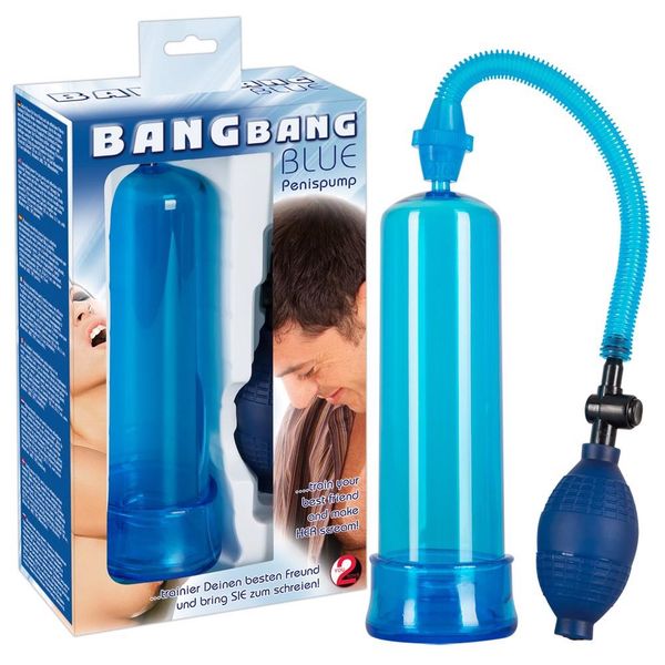 Bang Bang Blue Penis Pump Blue zdjęcie 6