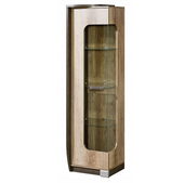 Nowoczesna Witryna Lewa 50 cm Dąb Canyon + Arusha ROMEK DL