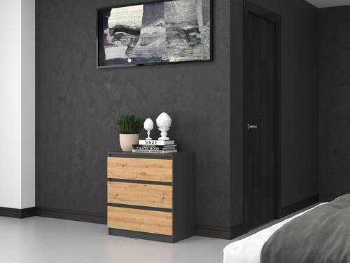 Komoda Malwa M3 ANTRACYT ARTISAN na Arena.pl