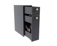 Szafka łazienkowa wnękowa Frodo czarna