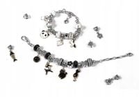 ZESTAW DO ROBIENIA BRANSOLETEK NASZYJNIKÓW KREATYWNY PREZENT DLA DZIECI