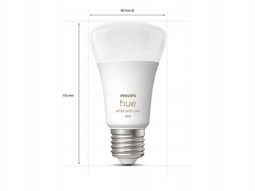 Żarówki Philips Hue color A60 E27 9 W 806 lm 2 szt. na Arena.pl