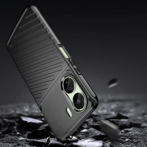 pancerne etui thunder case na xiaomi redmi 13c - czarny na Arena.pl