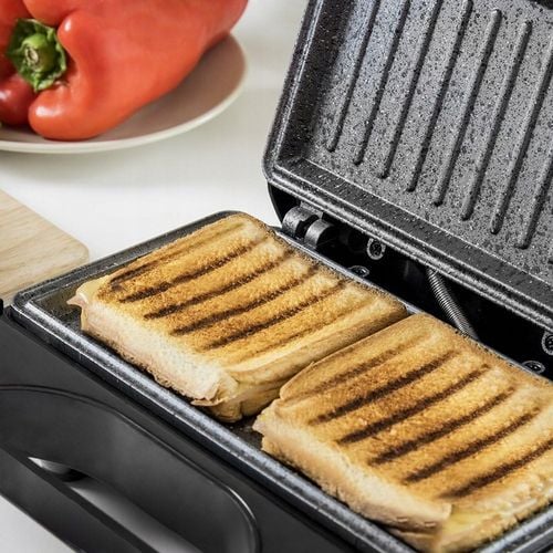 DUŻY TOSTER OPIEKACZ DO KANAPEK TOSTÓW GRILL NIEPRZYWIERAJĄCA POWŁOKA na Arena.pl