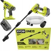 RYOBI AKUMULATOROWA MYJKA ciśnieniowa PISTOLET RY18PW22A 22BAR LANCA