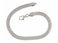 GRUBA ELEGANCKA SREBRNA BRANSOLETA BISMARCK