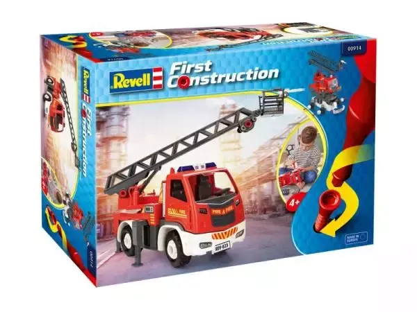 Revell 00914 First Construction Auto do składania Wóz strażacki zdjęcie 1