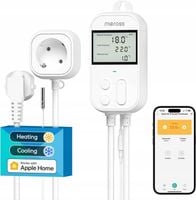 Meross Inteligentne Gniazdo Termostatyczne Regulator Temperatury HomeKit