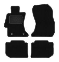 Dywaniki welurowe LUX czarne Subaru XV 2011-2017 z mocowaniami