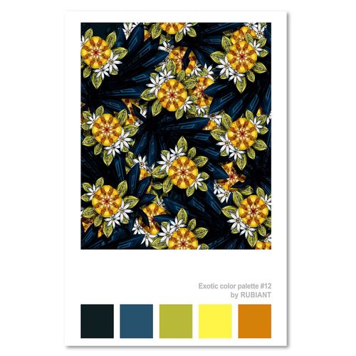 Deco Panel, Nowoczesne kwiaty 40x60 na Arena.pl