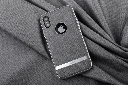 Moshi Vesta - Etui iPhone X (Herringbone Gray) na Arena.pl