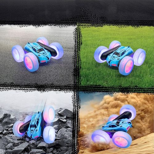 AUTO TWISTER TAŃCZĄCY SAMOCHÓD AKROBATA KASKADER 4WD Z LED Z PILOT Z AKU na Arena.pl