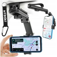 SAMOCHODOWY UCHWYT NA TELEFON NA OSŁONĘ PRZECIWSŁONECZNĄ DO AUTA REGULOWANY