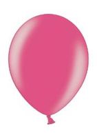 balon 23cm metalizowany ciemny róż 100szt. bal.10m-064