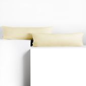 Poszewka na poduszkę wałek bawełna AMBER 20x145 2szt. kremowa DecoKing