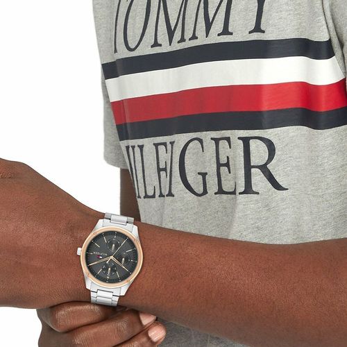 Zegarek Męski Tommy Hilfiger 1710541 Srebrzysty (Ø 43 mm) na Arena.pl