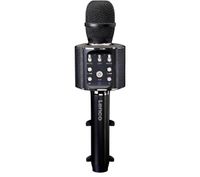 MIKROFON LENCO BMC-090 KARAOKE GŁOŚNIK BLUETOOTH CZARNY efekty świetlne LED