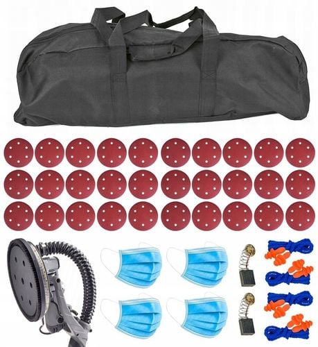 SZLIFIERKA ŻYRAFA DO GIPSU GŁADZI TYNKU ŚCIAN TYNKÓW LED TORBA Papier na Arena.pl