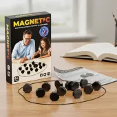 Magnetyczne kamienie kamyczki gra edukacyjna strategiczna zręcznościowa 30