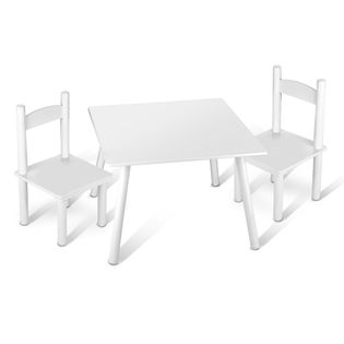 Stolik biały z krzesełkami