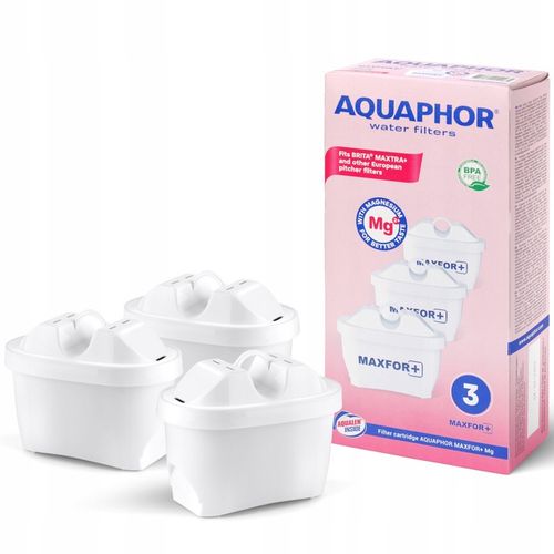 Zesatw 6 x Wkład filtr do wody AQUAPHOR 3x Maxfor+ i 3x Maxfor+ z magnezem na Arena.pl