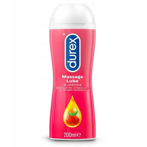 Żel Intymny DUREX PLAY GUARANA 2w1 200ml Duży Lubrykant Wodny Sex Masaż na Arena.pl