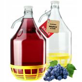 Gąsior Balon 5L Dama Butelka Na Wino W Koszu 2szt