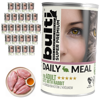 BULTI Daily Meal Adult mokra karma dla kota Królik 24x400g Pełnoporcjowa