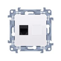 SIMON 10 GNIAZDO KOMPUTERA RJ45 POJEDYŃCZE KAT 5E BIAŁE - S+847623