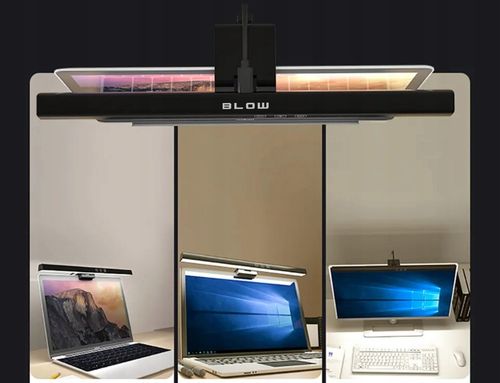 LAMPKA LED NA MONITOR DO KOMPUTERA NOCNA REGULOWANA MOCNA LISTWA 50CM USB-C na Arena.pl