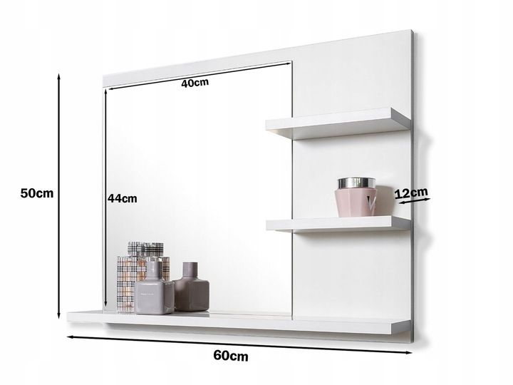 Lustro ścienne DOMTECH prostokąt 600 x 500 mm zdjęcie 9