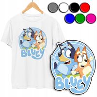 KOSZULKA DZIECIĘCA T-SHIRT Z NADRUKIEM - BAJKI I O BLUE - XXXS 86-92