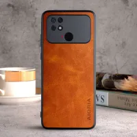 Etui AIORIA Vintage LEATHER do Xiaomi Poco C40 pomarańczowy