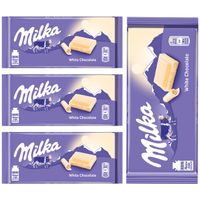 MILKA CZEKOLADA WHITE 4x100G