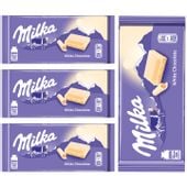 MILKA CZEKOLADA WHITE 4x100G