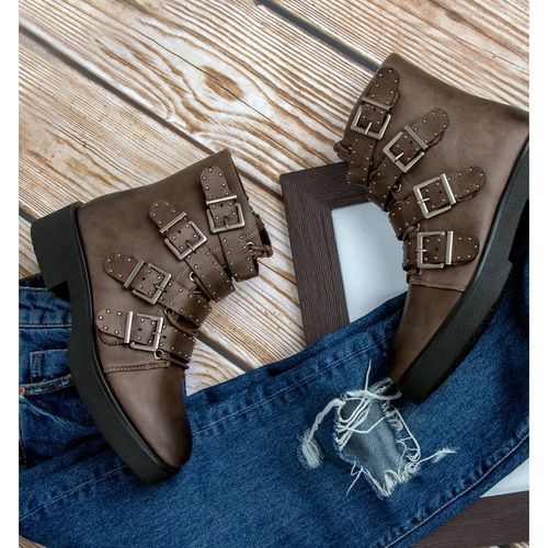 Brązowe Botki Workery r.39 na Arena.pl