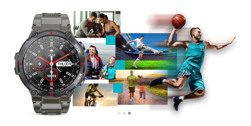 smartwatch giewont szary gw430-2 zdjęcie 6